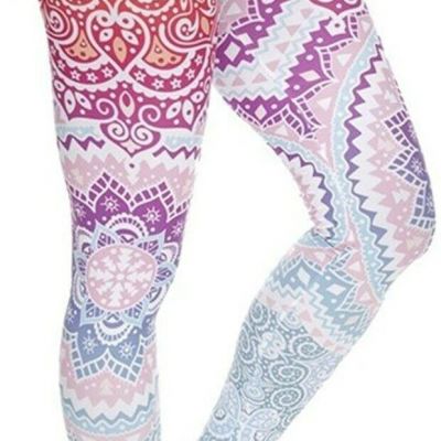 Women's Print Aztec Ombre Leggings High Waist Fashion Leggings